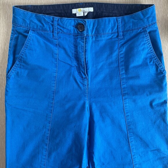 Boden Pants - Boden summer cropped pants, bright blue, 4R